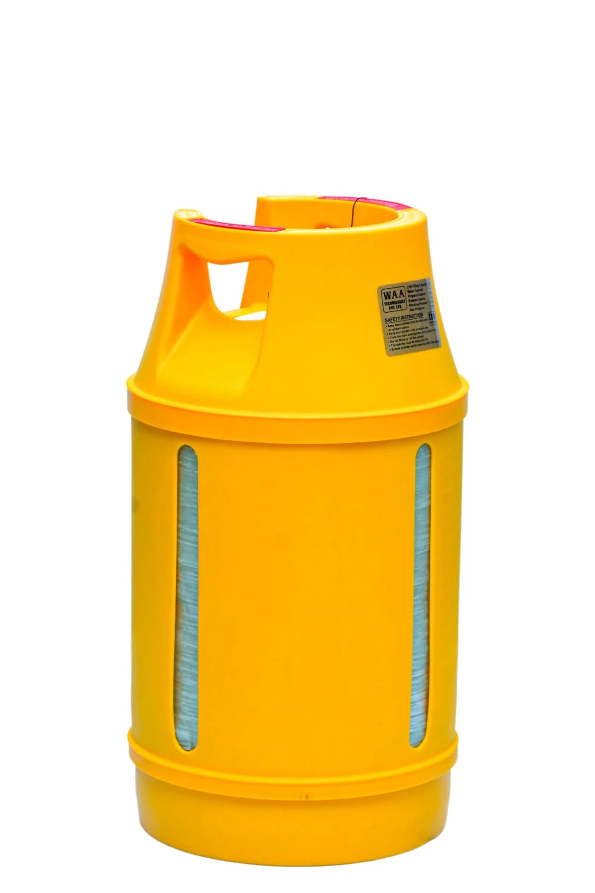 LPG Composite Cylinder - 10Kg - 22mm - Lemon Yellow