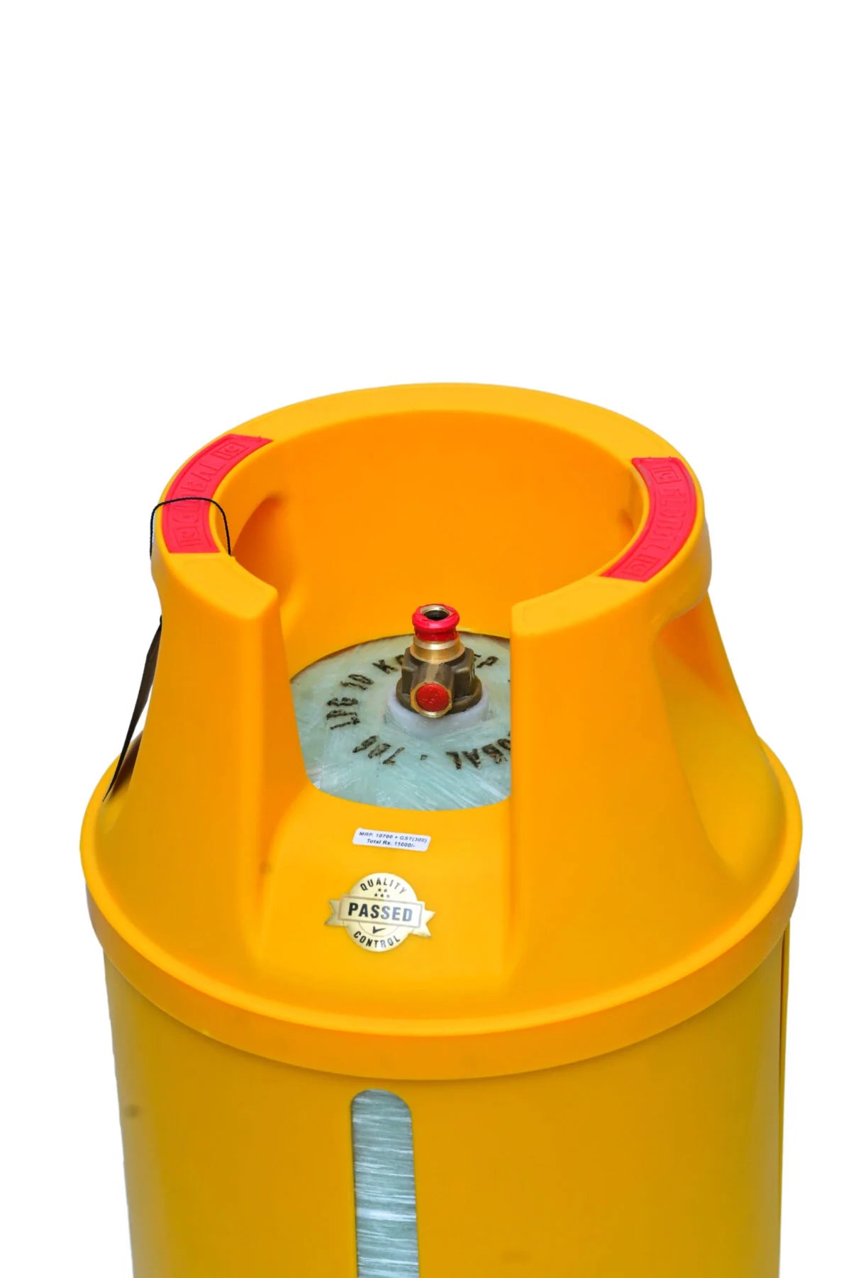 LPG Composite Cylinder - 10Kg - 22mm - Lemon Yellow