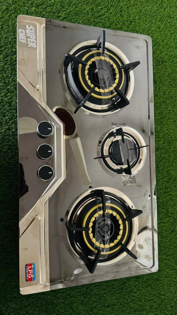 Super chef china burner hob steel body
